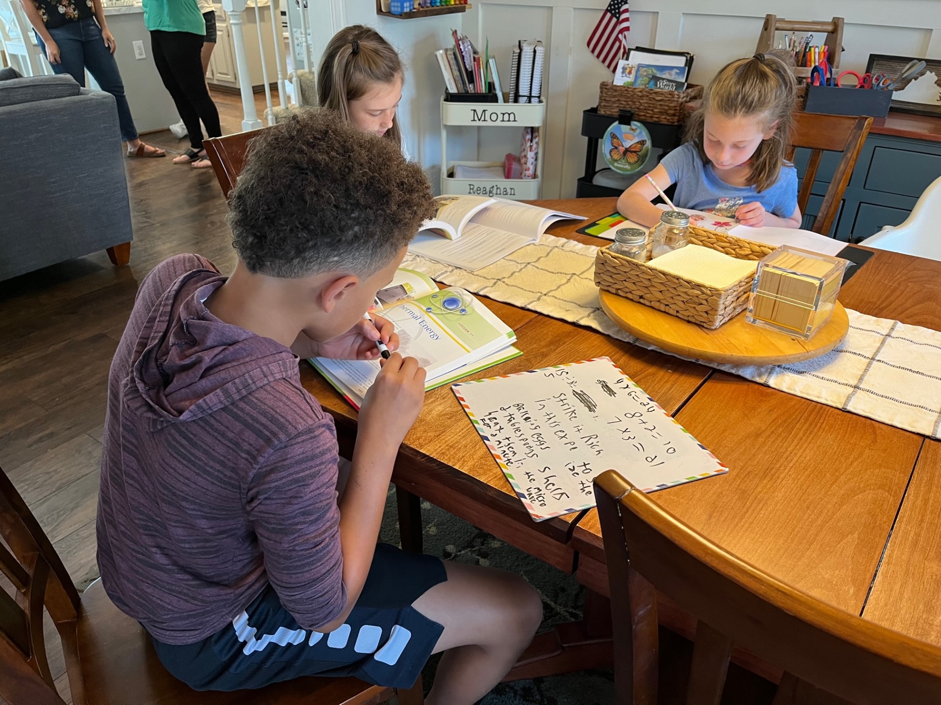 Children learning at home TEACH homeschool Chesapeake