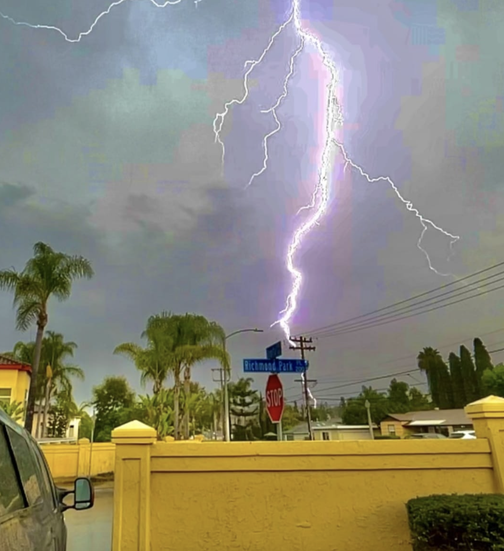 Lightning in Chula Vista