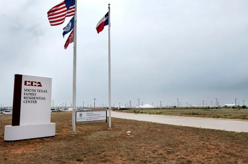 The South Texas Family Residential Center, an immigrant detention center in Dilley