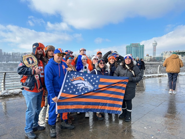 Broncos fans at Niagara falls.jpg
