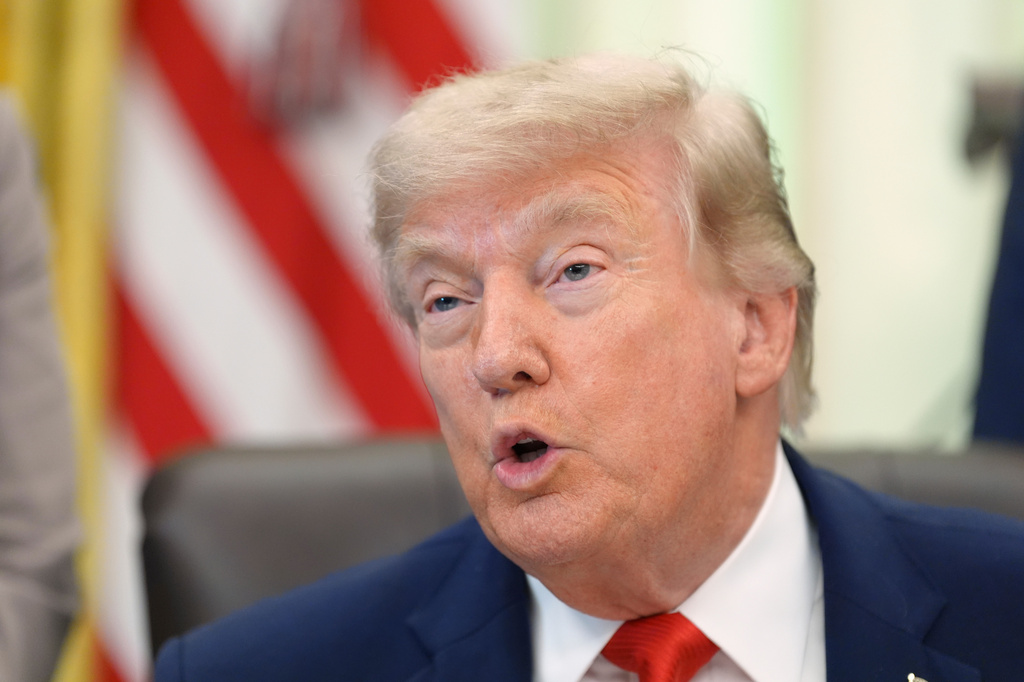 President Donald Trump speaks during an event to sign a proclamation about the fishing industry, in the Oval Office of the White House, Thursday, June 11, 2026, in Washington. 