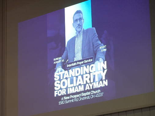 Prayer vigil for Imam Ayman Soliman