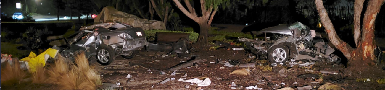 Car splits in half Carmel Mountain Ranch fatal crash