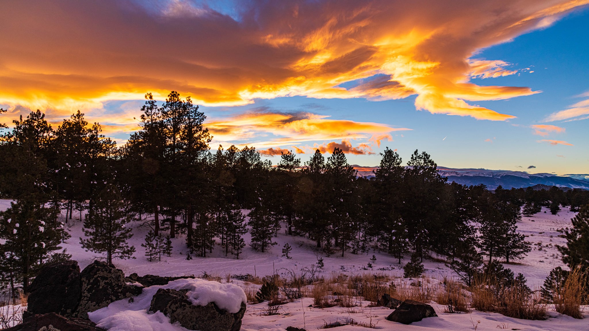 Steve Shugart Westcliffe sunset jan 3 2020