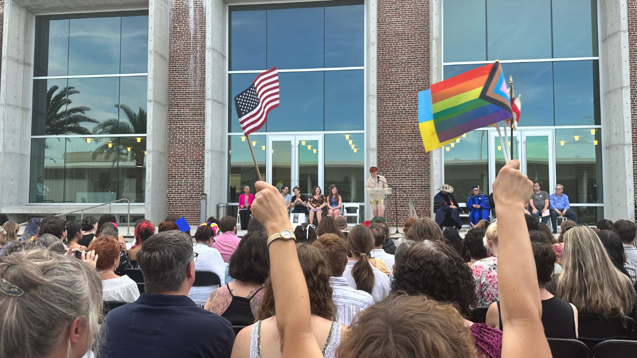 "Alternative" ceremony serves as part celebration