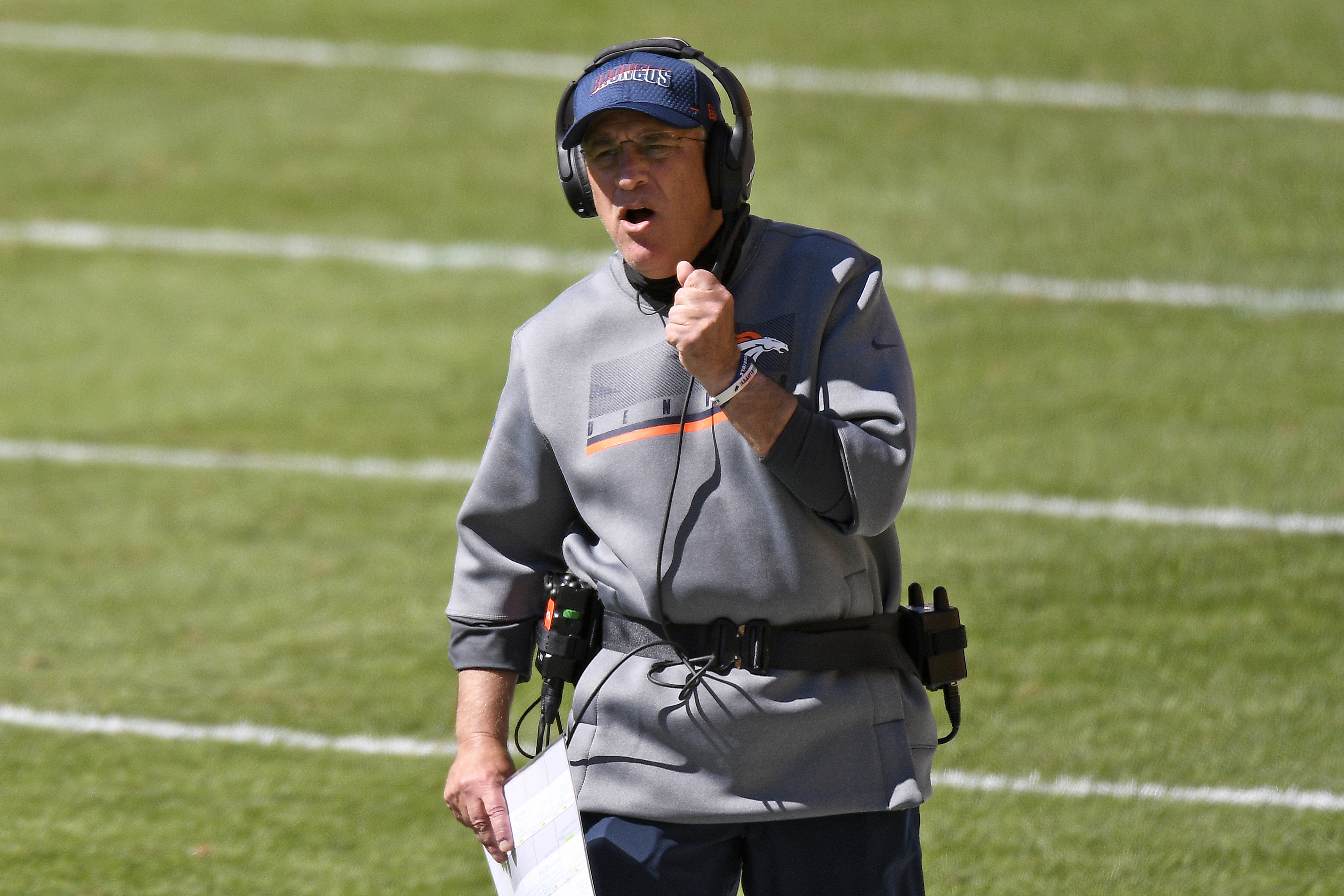 Broncos Steelers Football Vic Fangio
