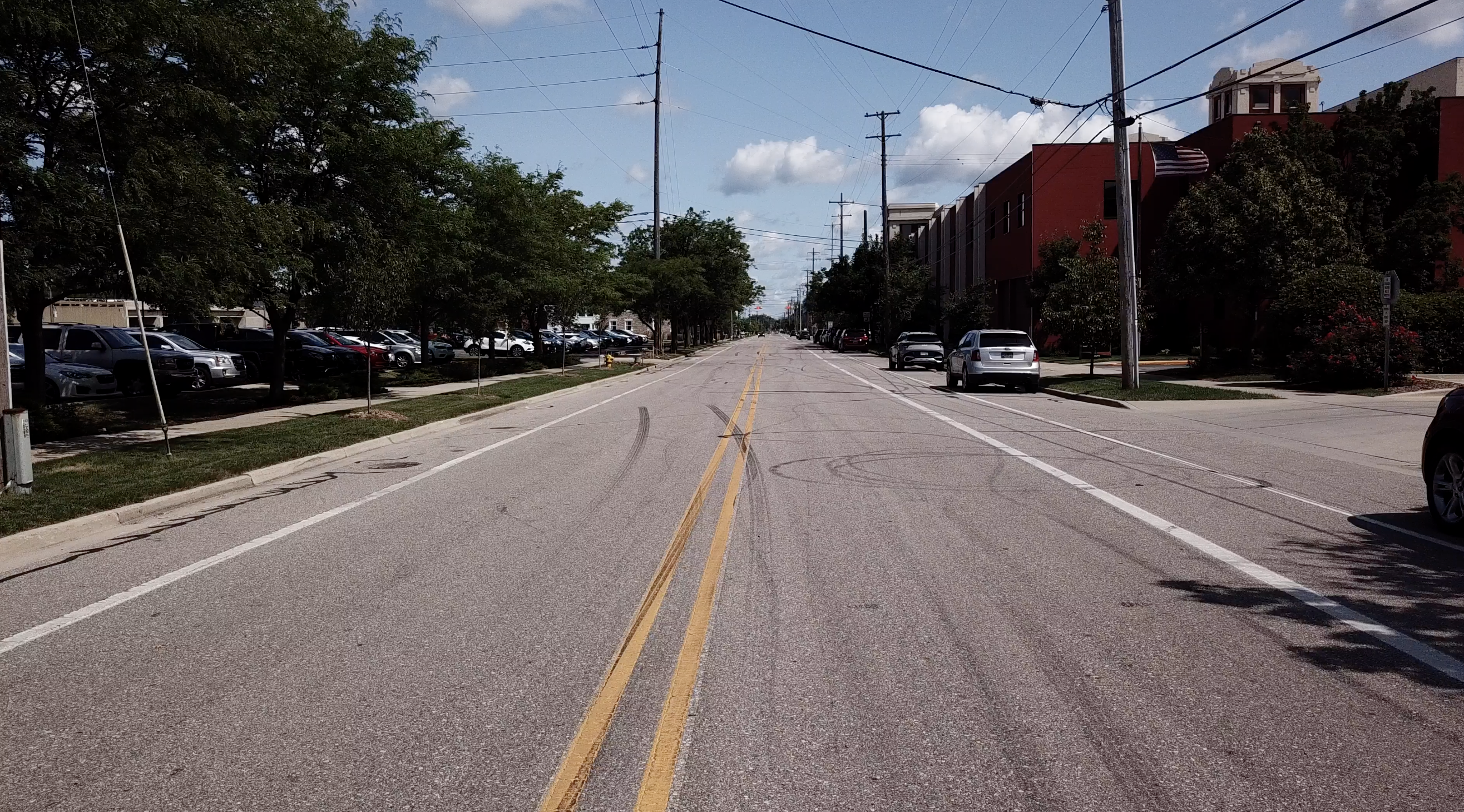 Burnout on Front Street