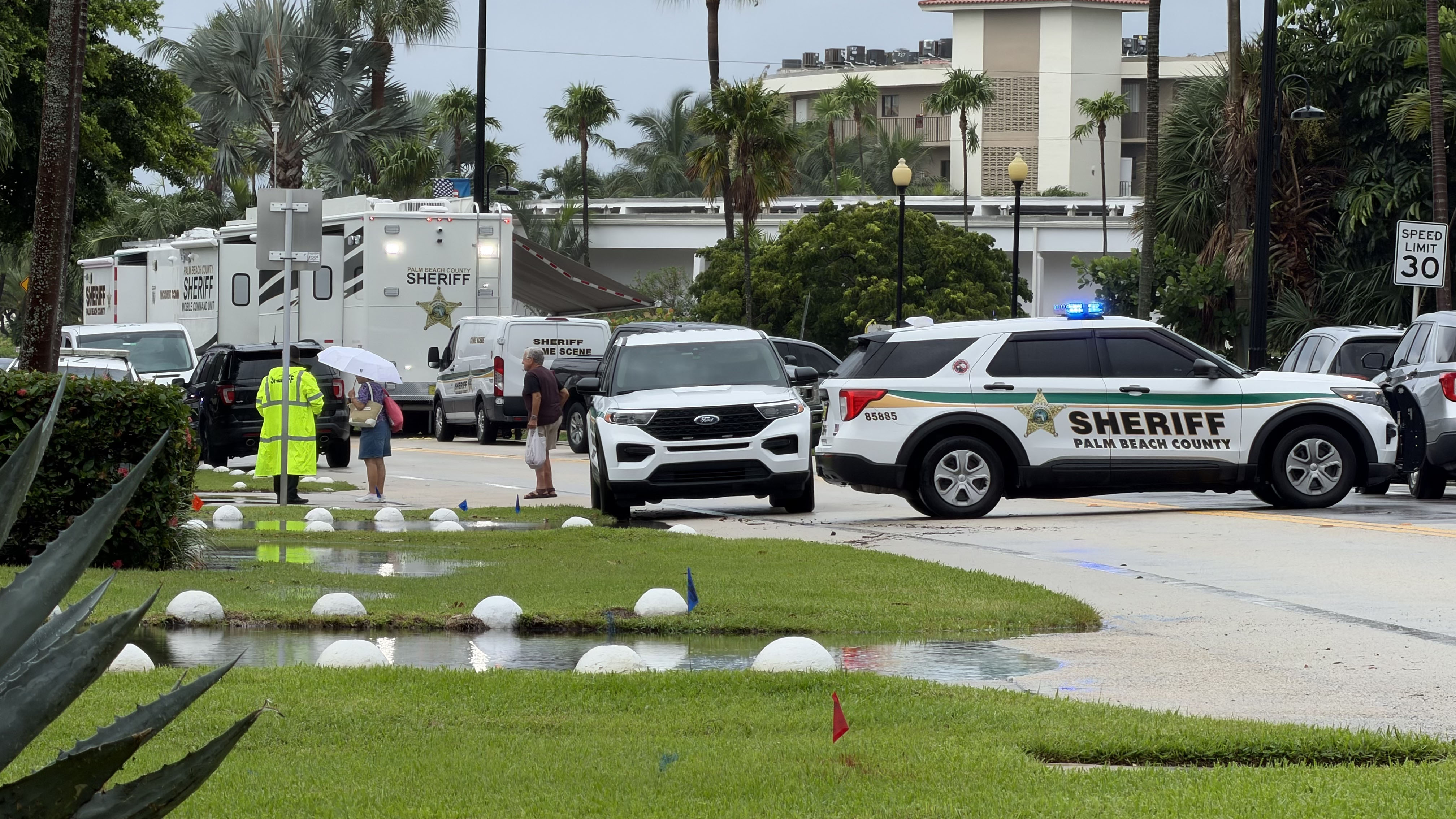 Deputy-involved shooting scene