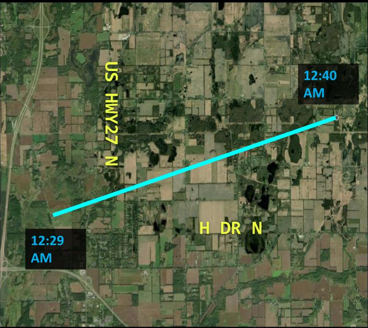 Calhoun County Tornado Track Feb 28th
