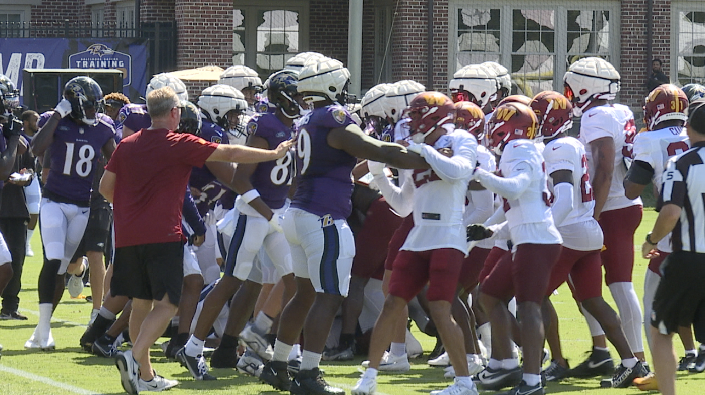 Ravens Commanders Fight