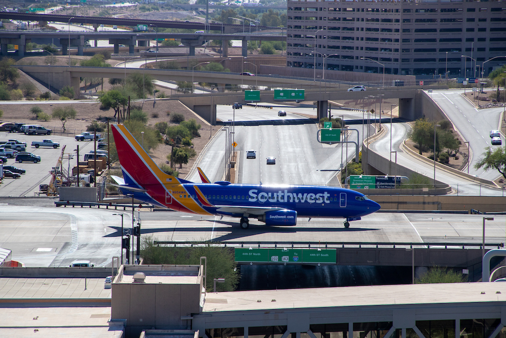 Airplane southwest phoenix 