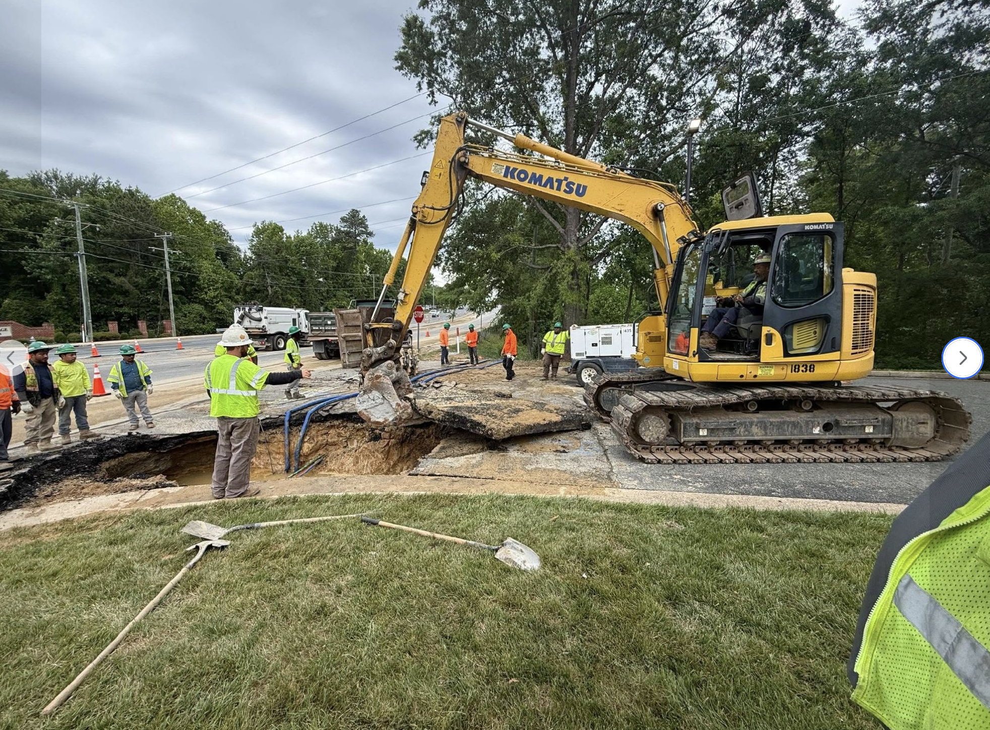 Henrico County Department of Public Works and Department of Public Utilities crews
