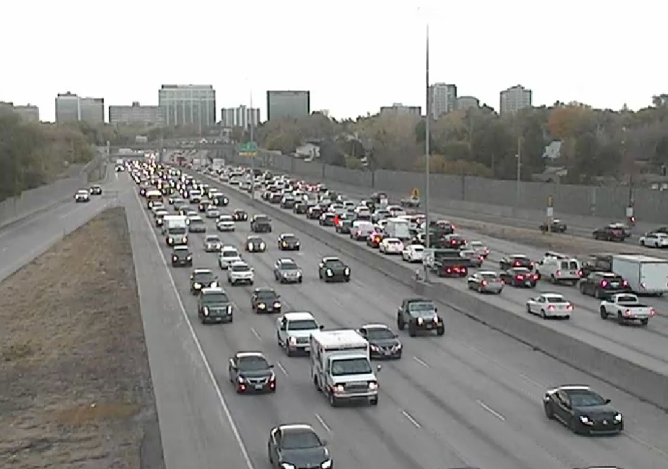 Heavy traffic I-25 University