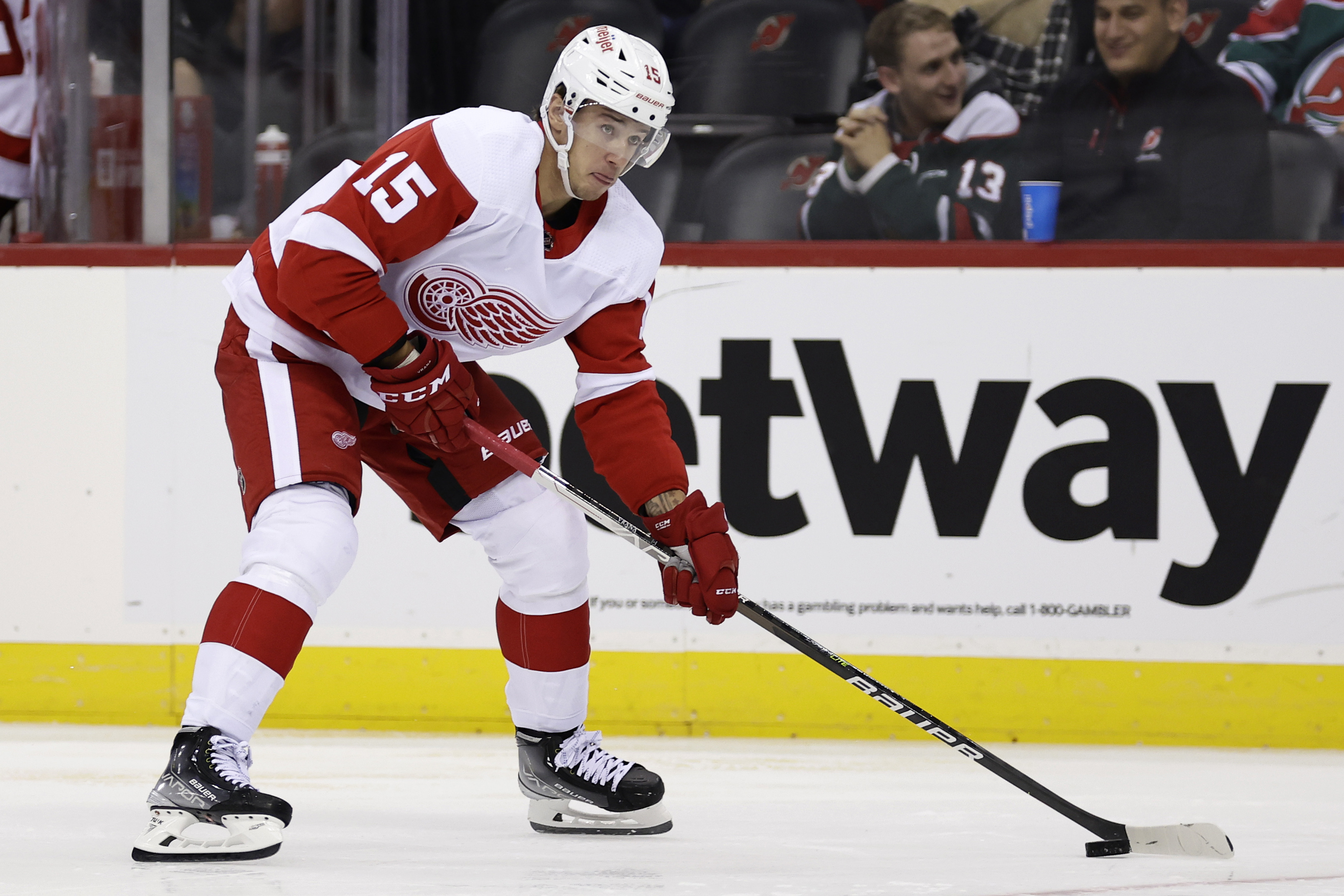 Jakub Vrana Red Wings Devils Hockey