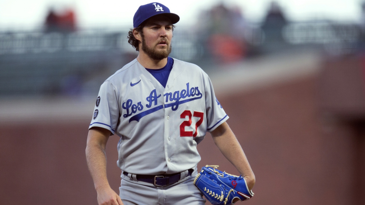 Former Los Angeles Dodgers pitcher Trevor Bauer