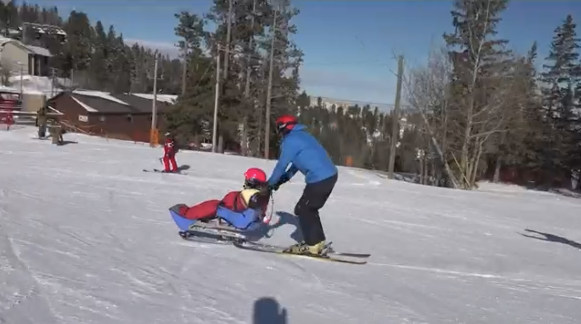 Edyth Warne 99-year-old skiing North Dakota