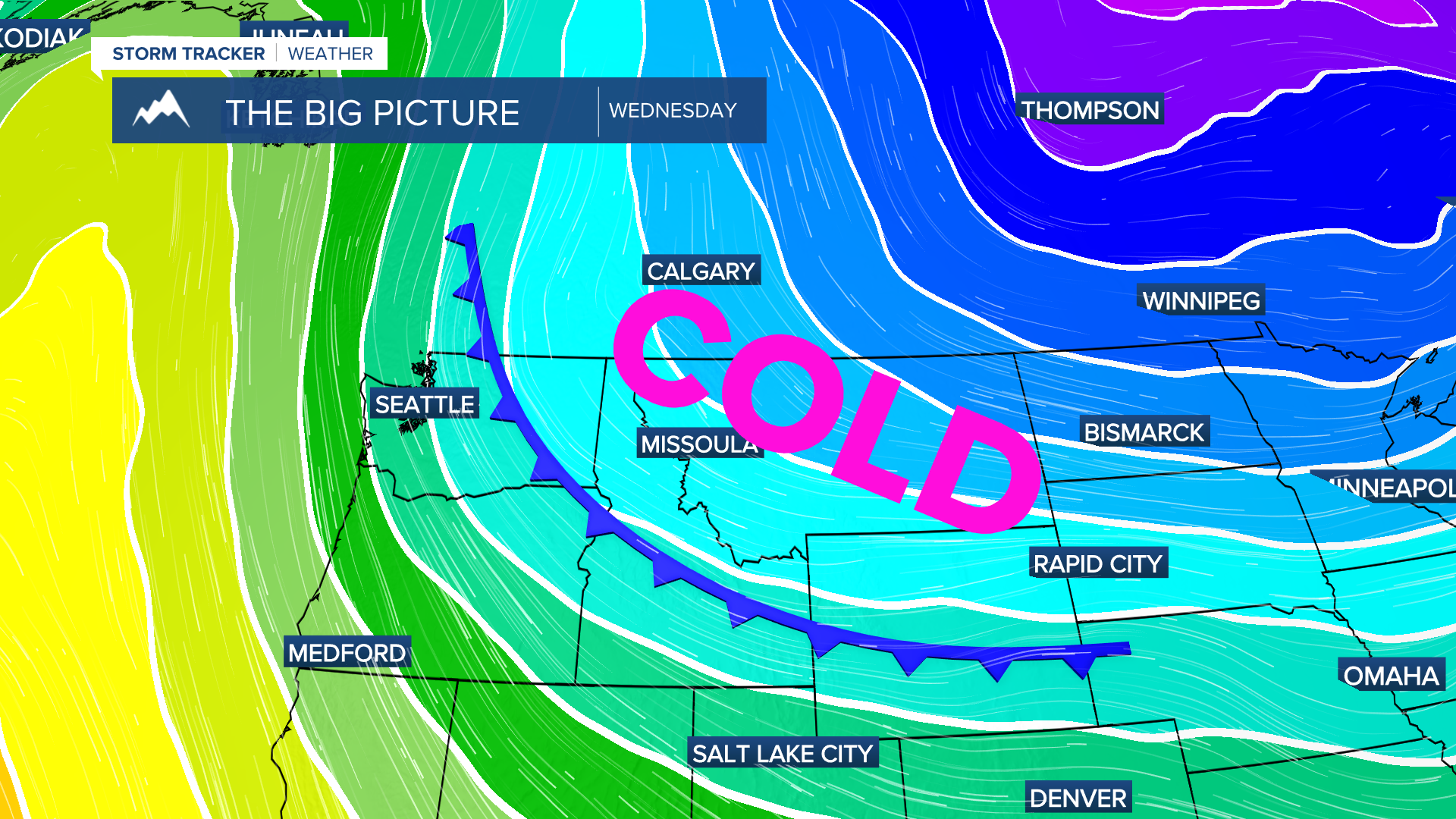 Cold air on the way for Western Montana