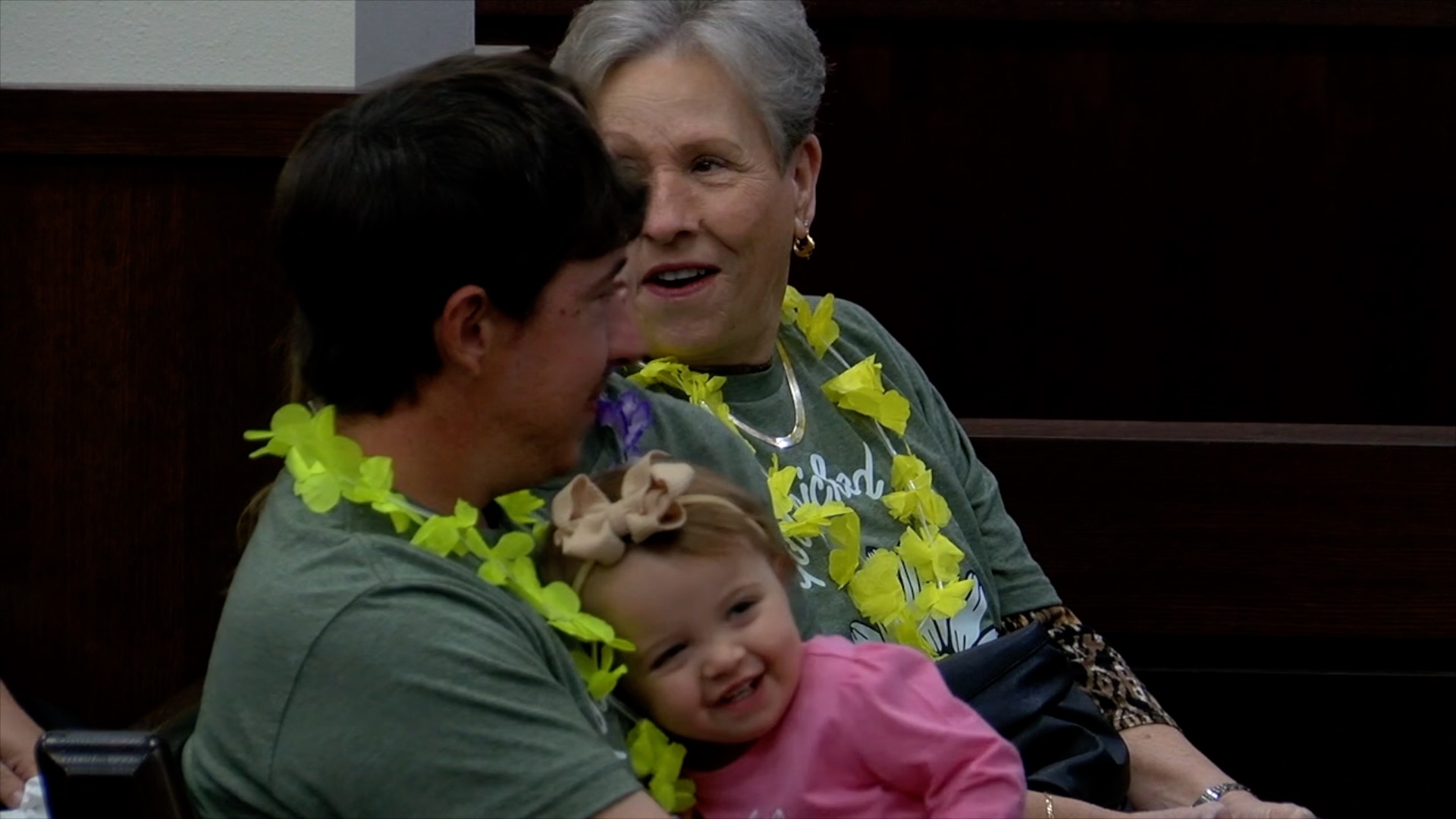 Daisy Fletcher pictured with her father Ethan