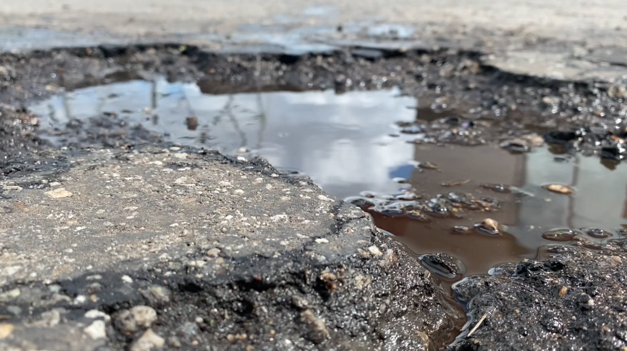 Potholes in Bakersfield (FILE)
