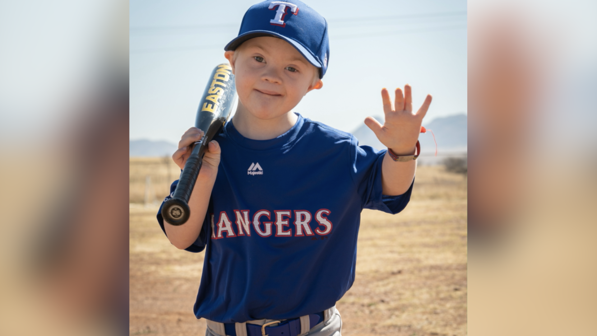 Clayton Dimerling's tee ball photo will be included in a video kicking off a major Down syndrome awareness event in New York.