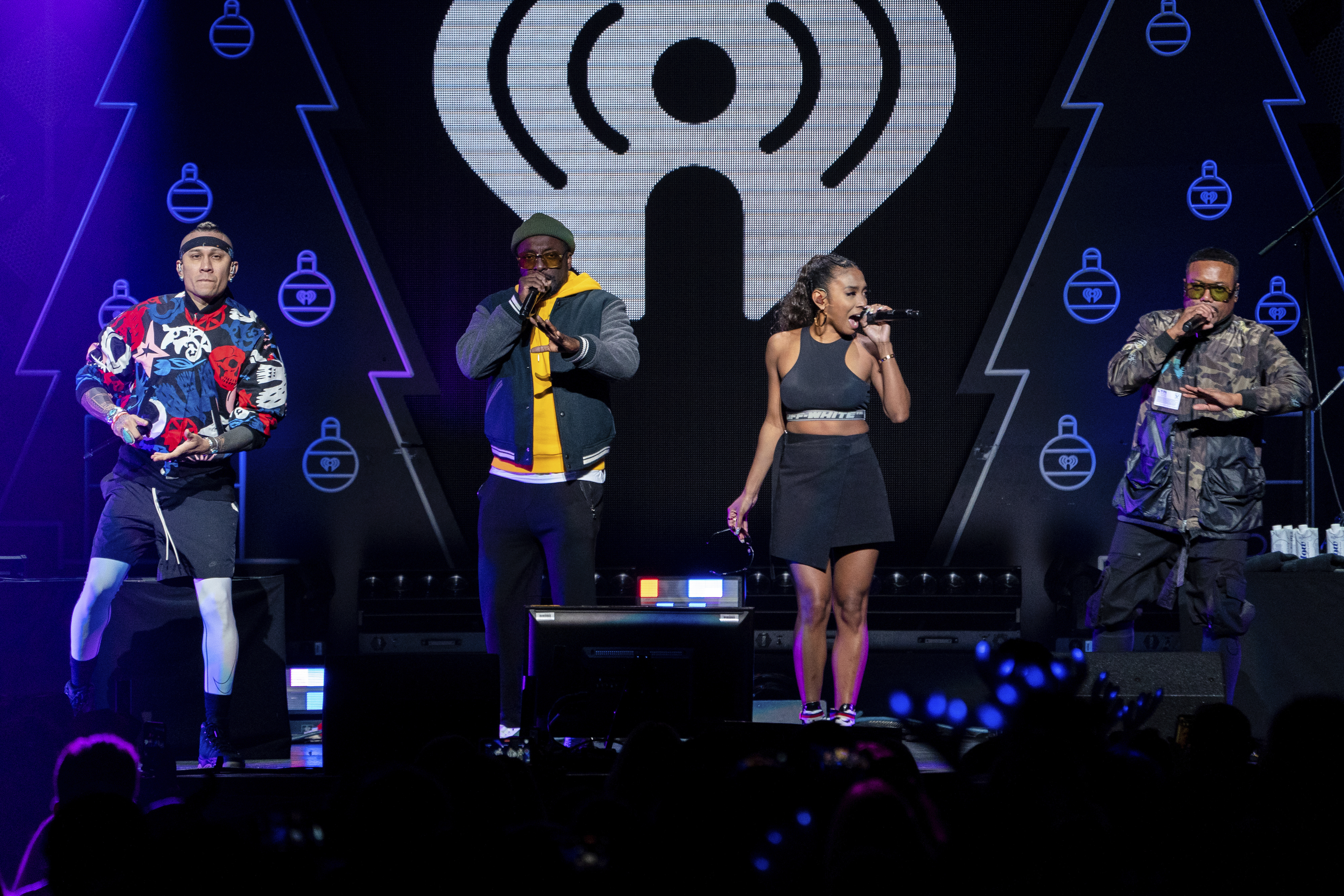 Black Eyed Peas perform at 2021 Jingle Ball in Washington