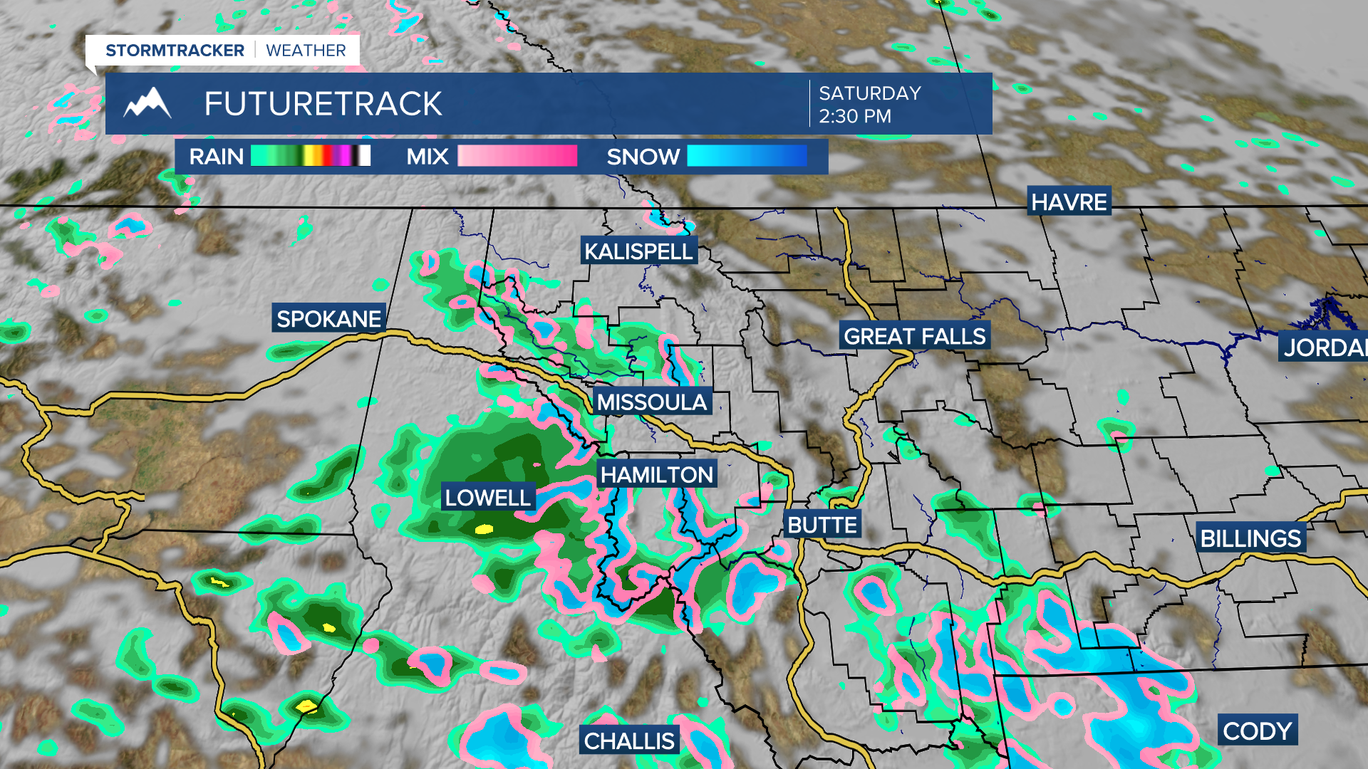 Brief showers expected Saturday afternoon