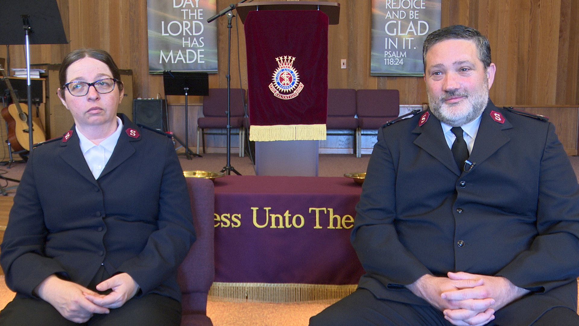 Great Falls Salvation Army officers