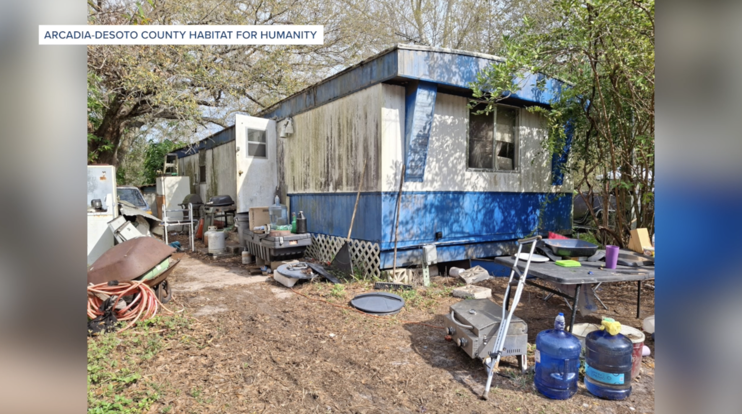 'I'VE NEVER LIVED IN A DECENT HOME': DeSoto County veteran gets new home after Hurricane Ian destroyed his trailer