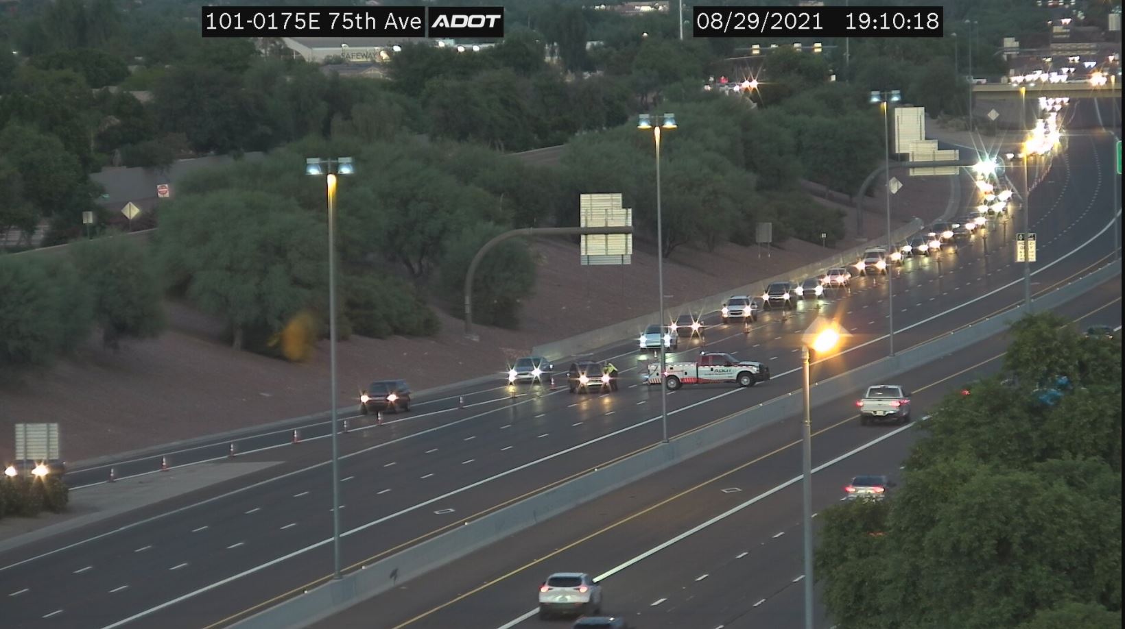 Deadly pedestrian crash Loop 101 and 75th Ave