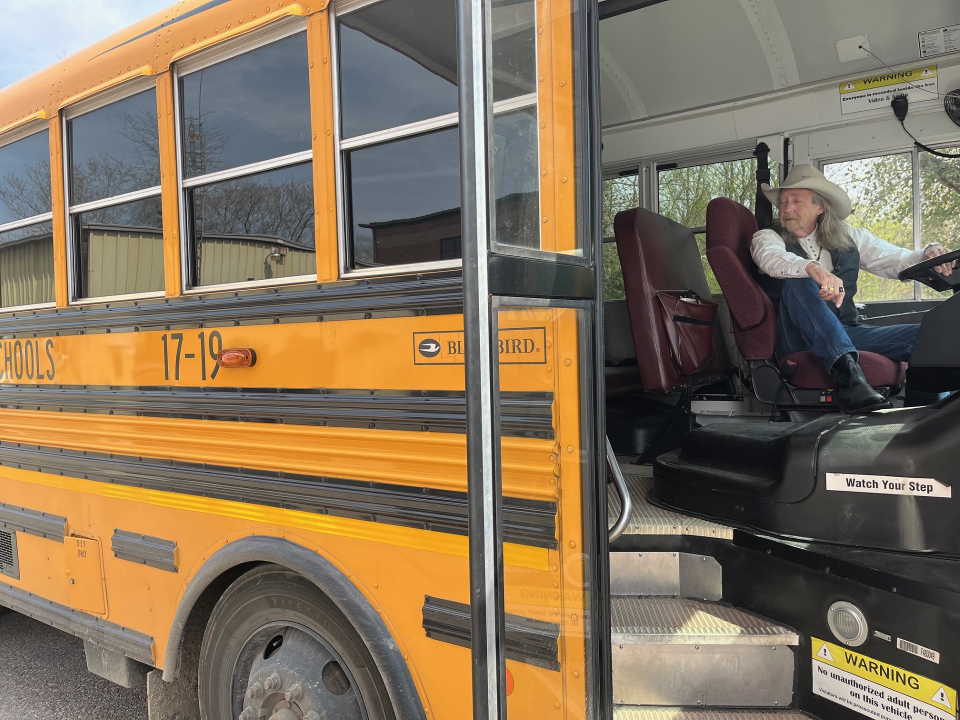 School bus driver Cody Upham