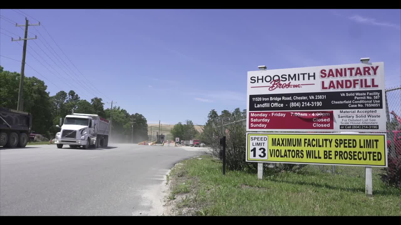 The Shoosmith Landfill in Chesterfield County