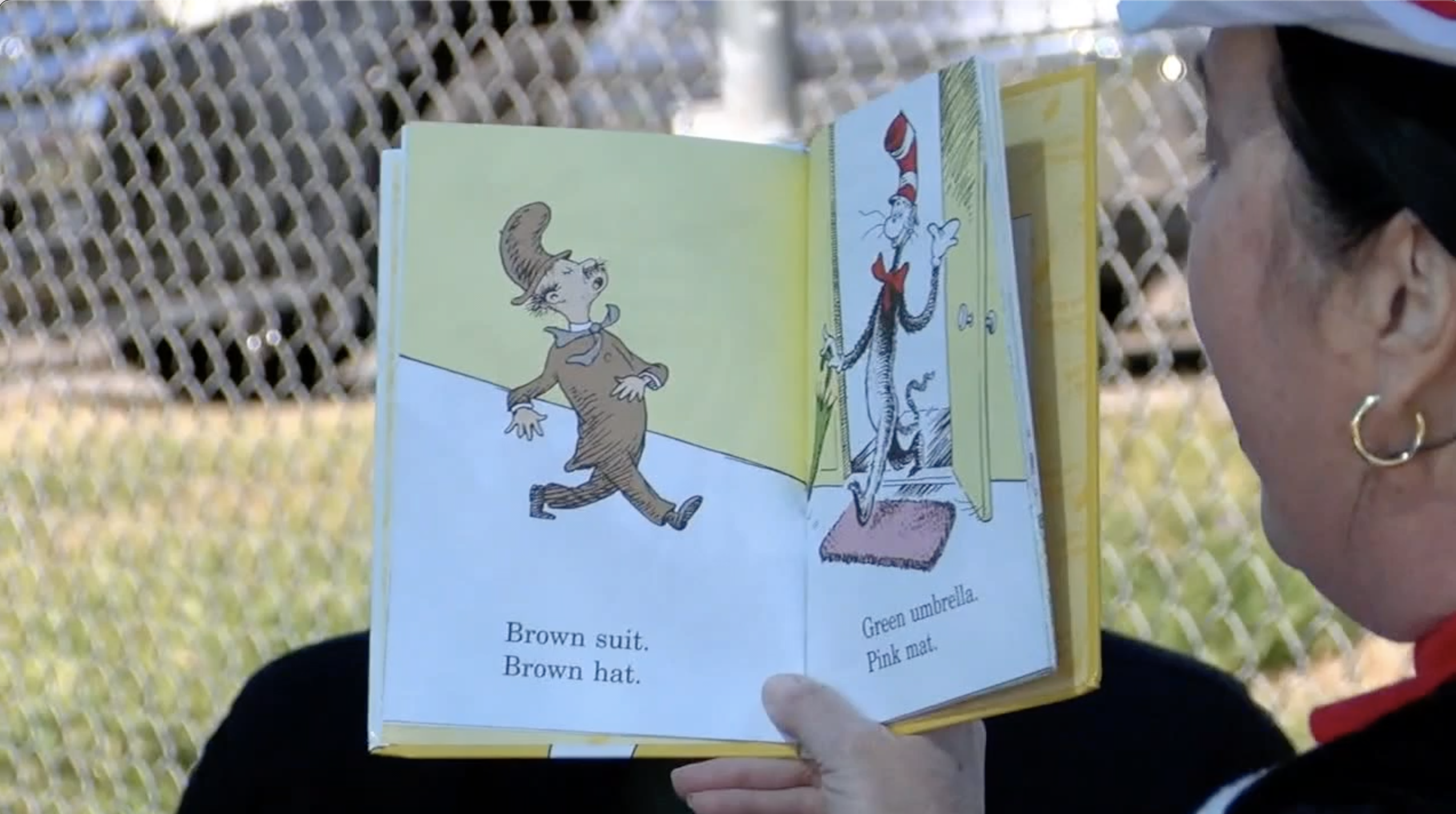 reading dr seuss book