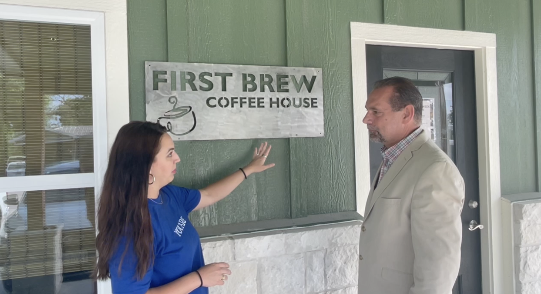 Something's brewing: North Zulch church opens a new coffee house and partners with high school CTE program