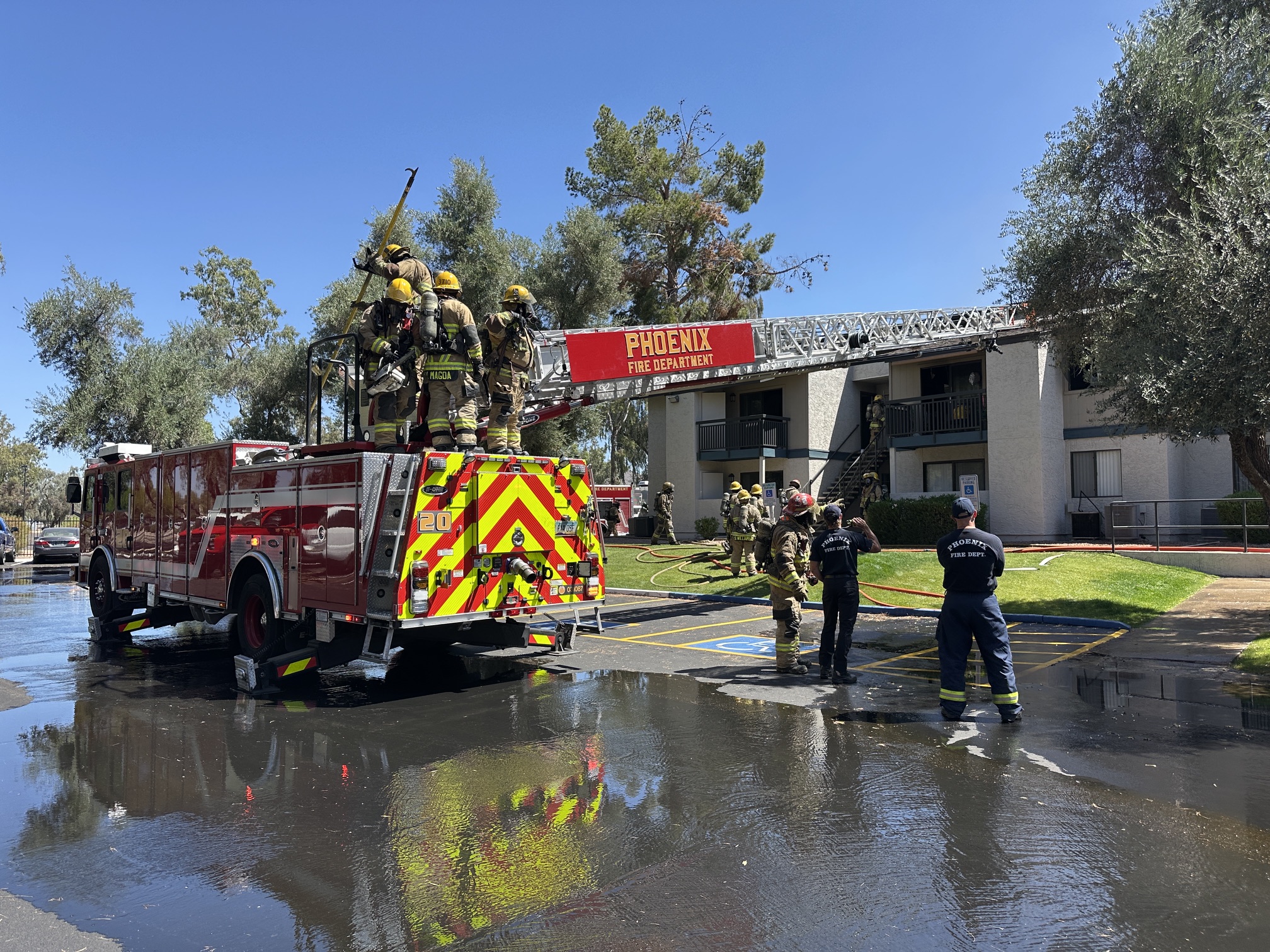 Phoenix Fire near 19th Avenue and Northern
