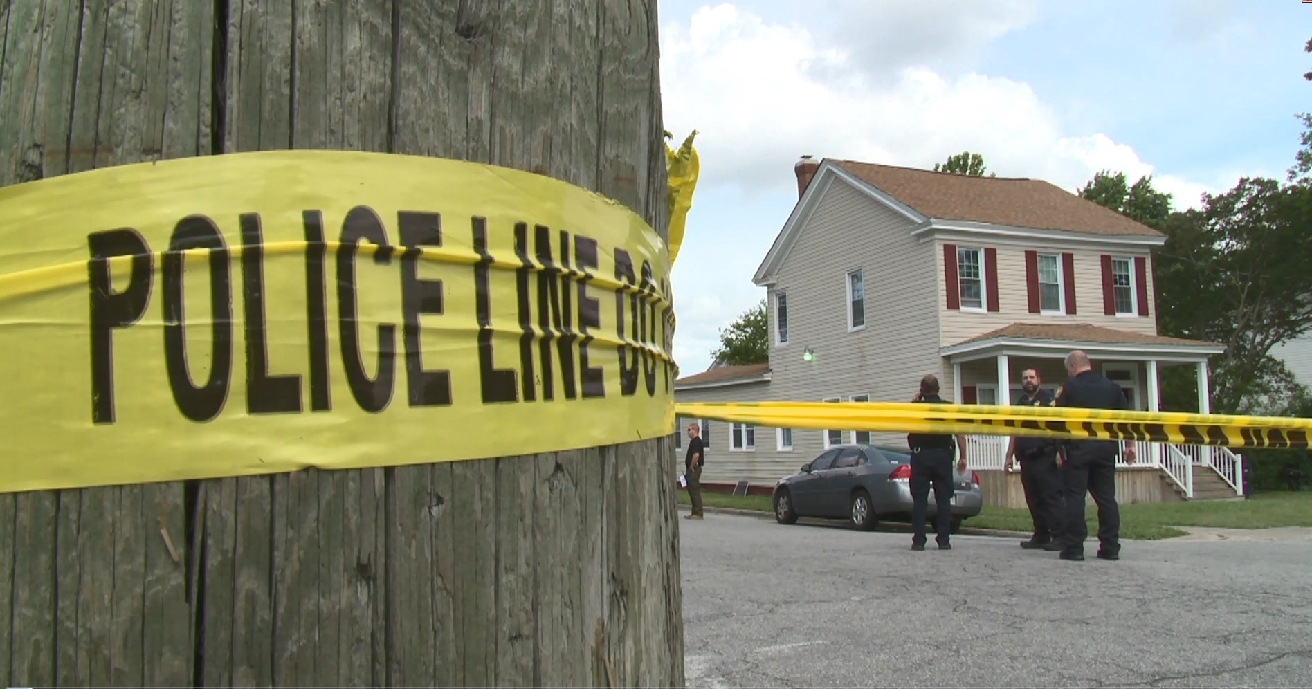 Maple Street mass shooting scene in Portsmouth