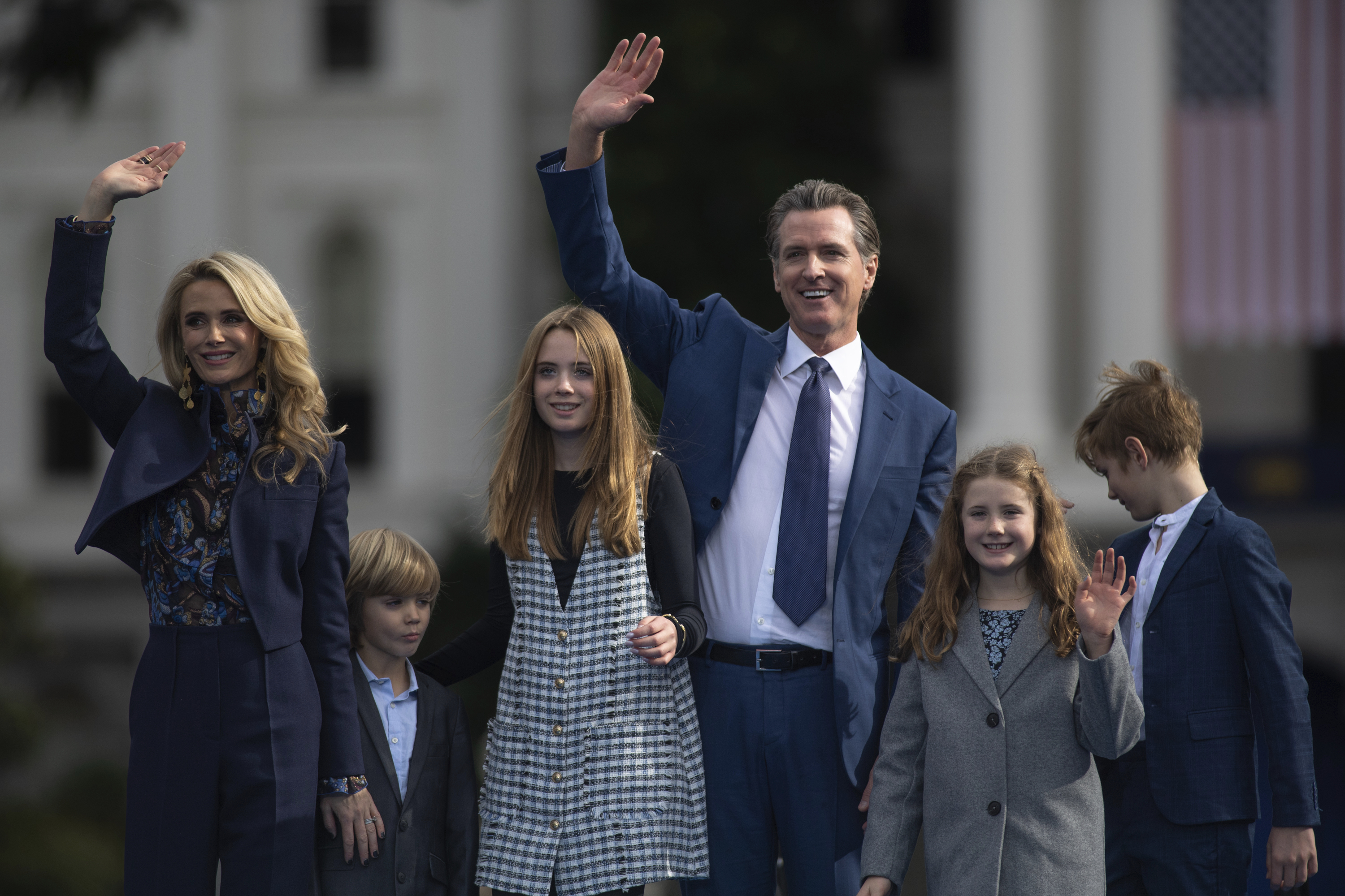 CORRECTION California Governor Inauguration