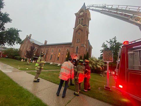 Minor fire at a church in Charlotte .jpeg