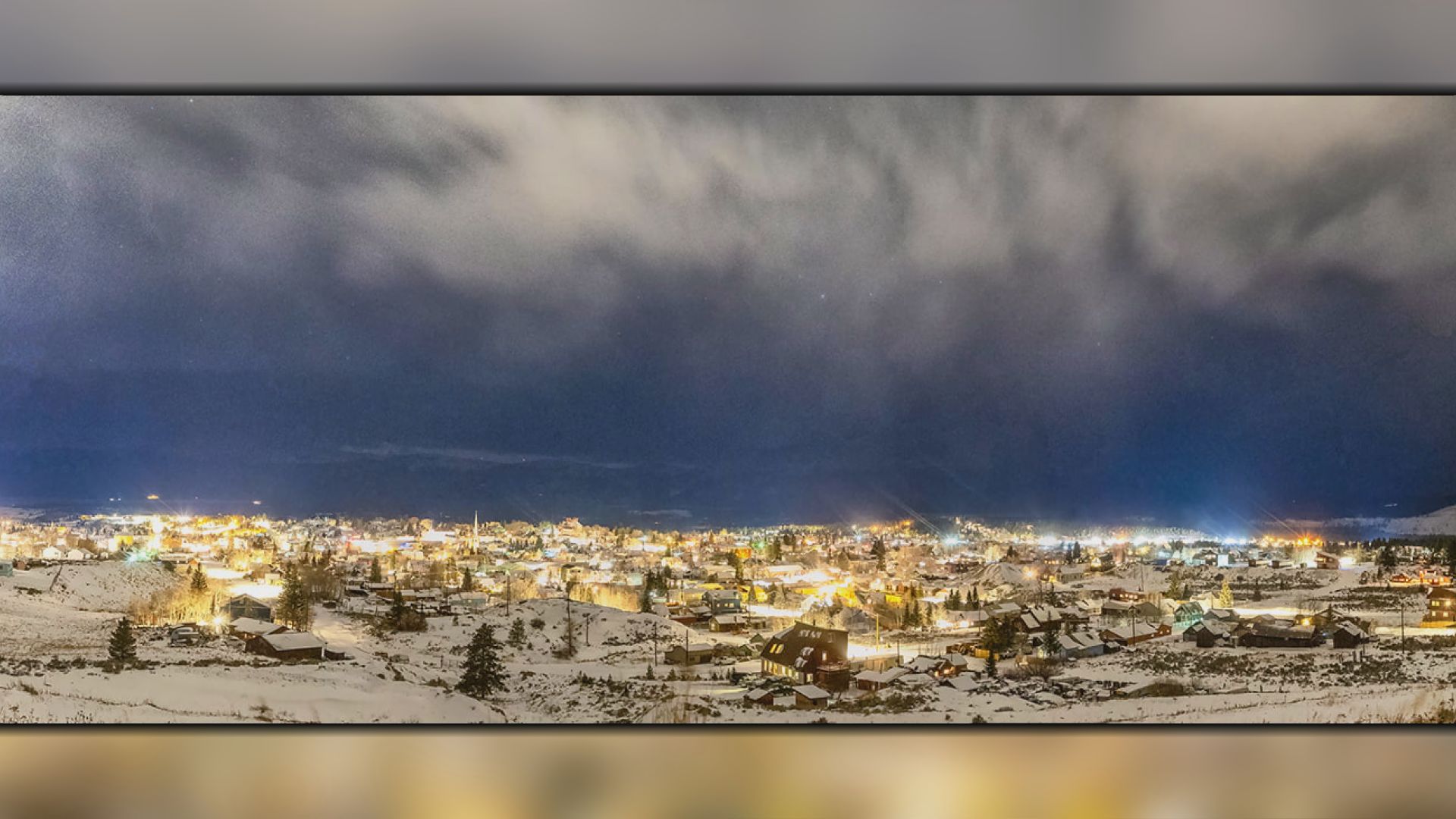 Stormy skies over Leadville