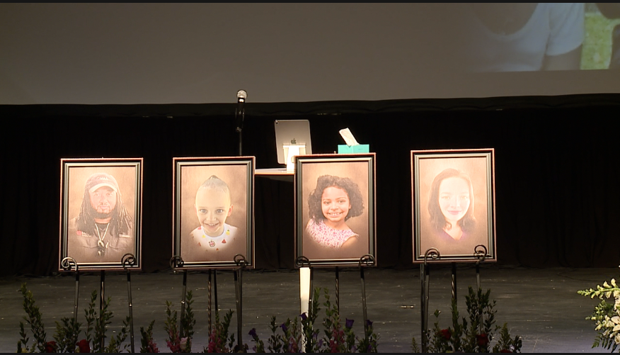 Memorial for family of four killed in Independence apartment fire