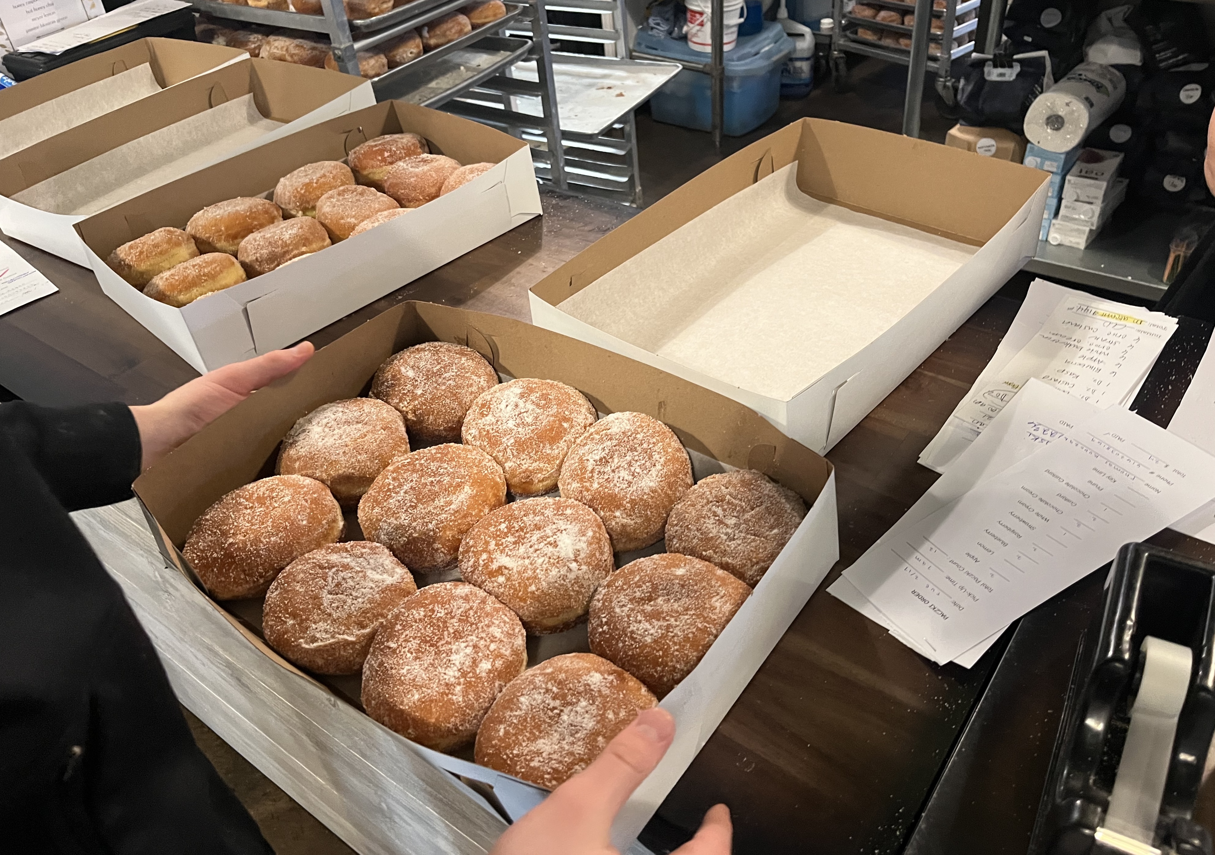 Sandy's Donuts Paczki Day 
