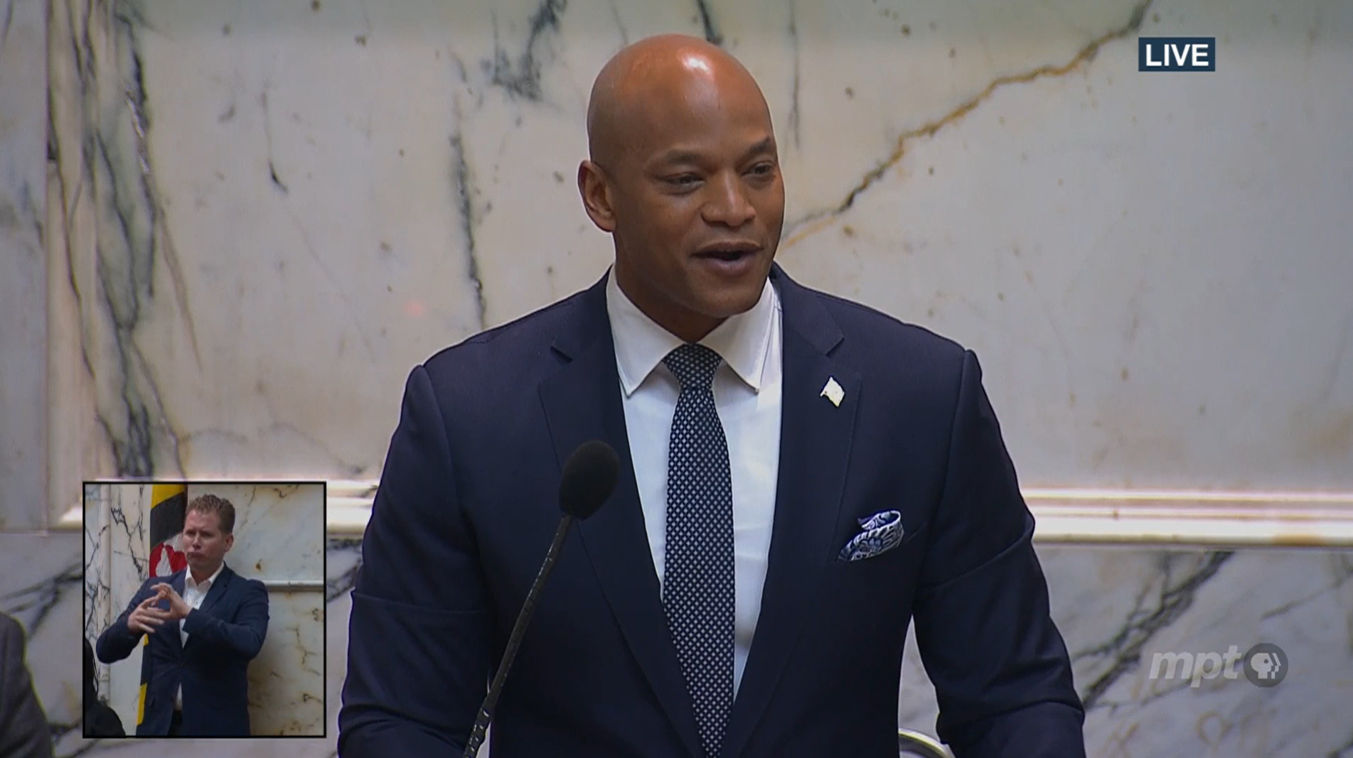 Maryland Governor Wes Moore at 2026 State of the State Address 