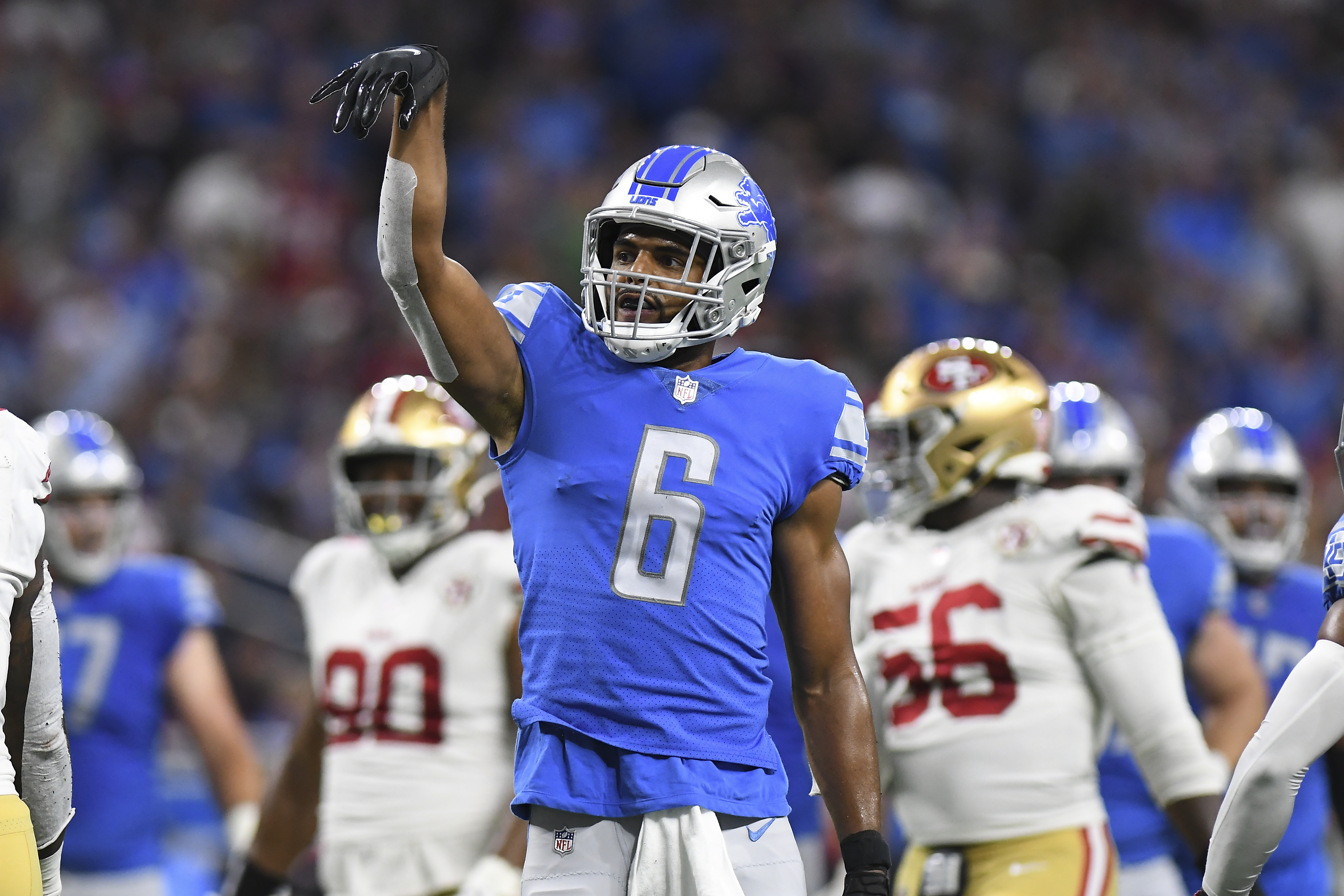 Tyrell Williams 49ers Lions Football
