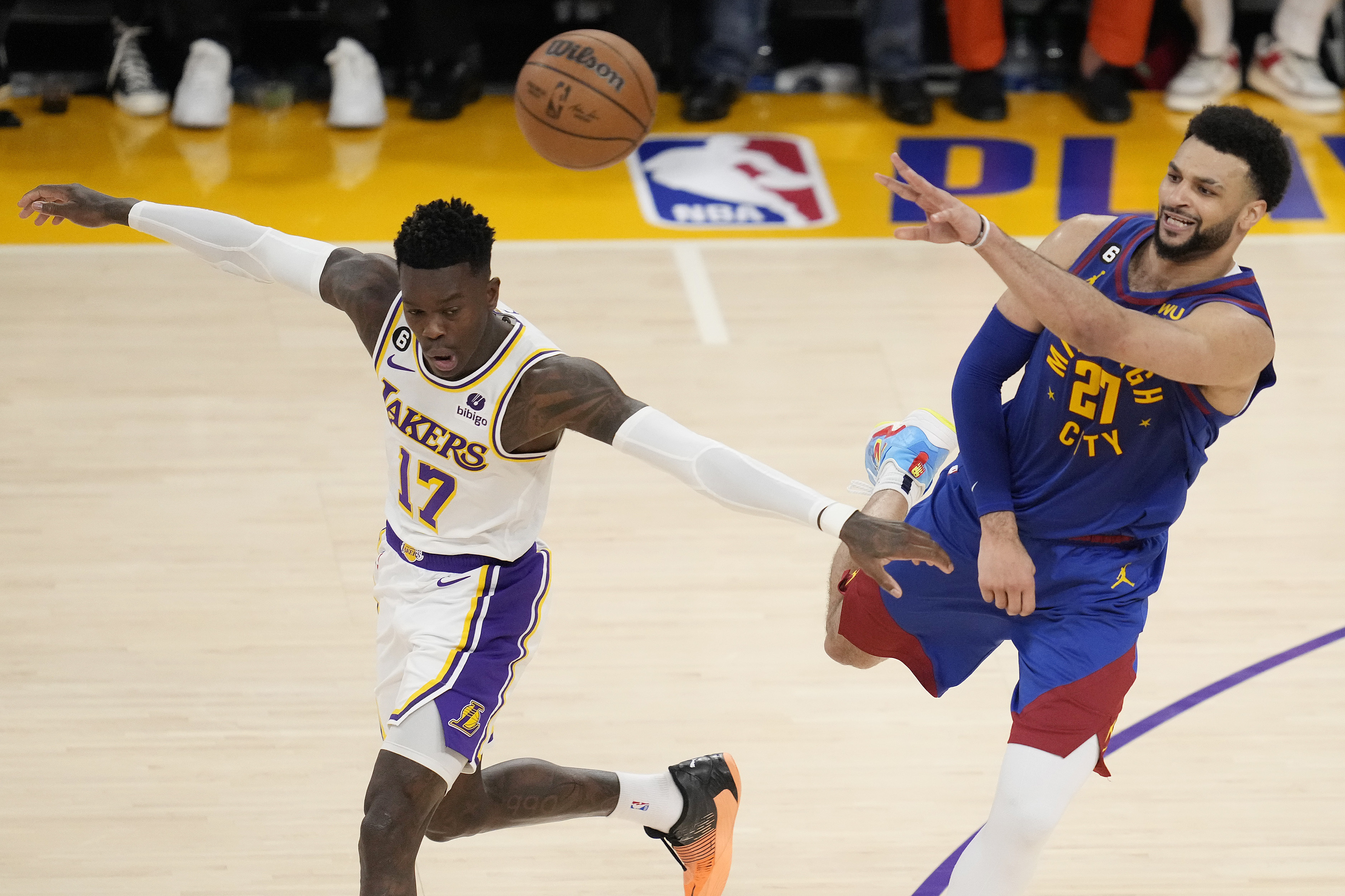 APTOPIX Nuggets Lakers Basketball