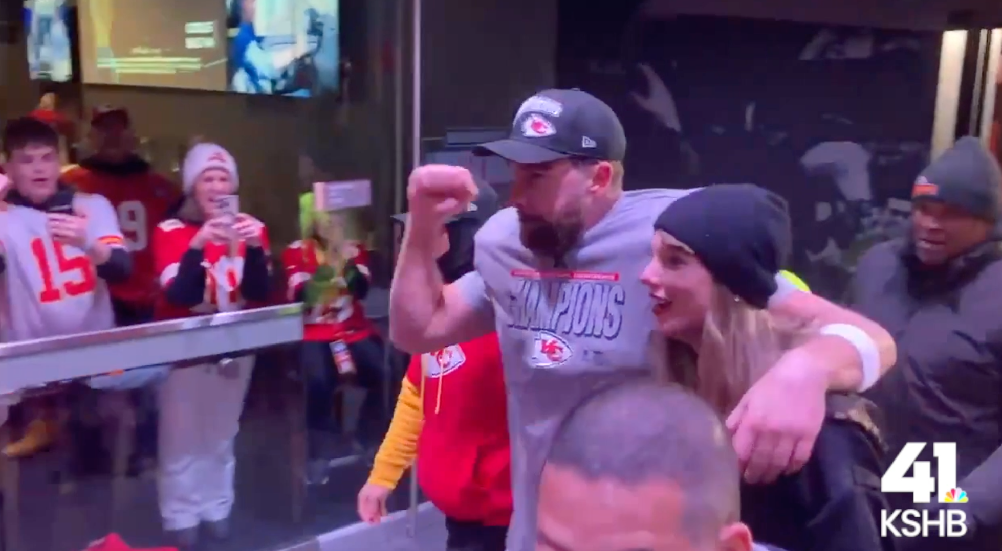 Travis and Taylor postgame.png