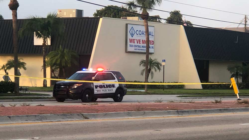 Fatal hit-and-run crash on 45th Street near Military Trail on March 4, 2019.