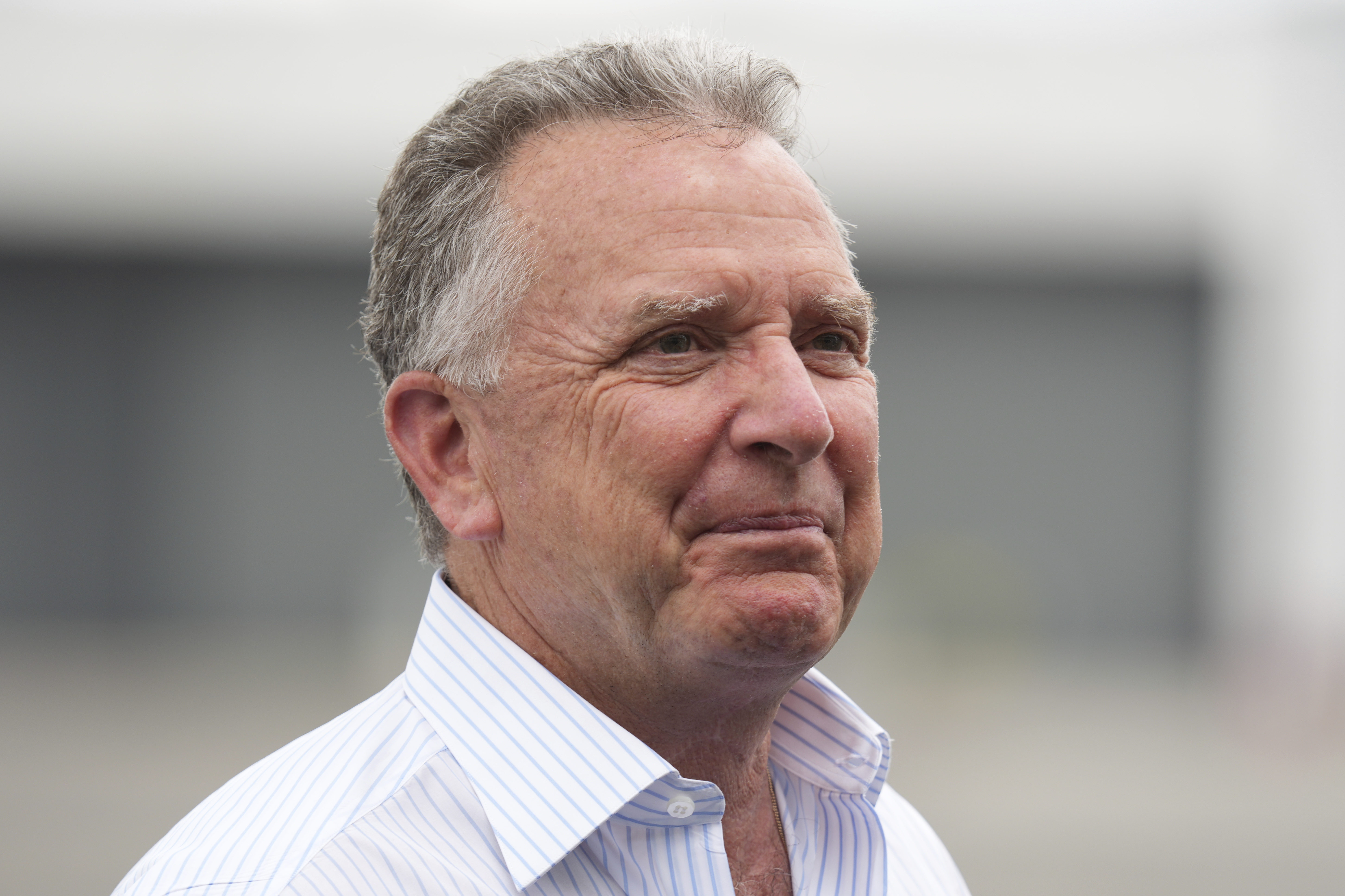 White House special envoy Steve Witkoff waits for the arrival of President Donald Trump at Teterboro Airport in Teterboro, N.J., en route to attend the Club World Cup final soccer match, Sunday, July 13, 2025. 