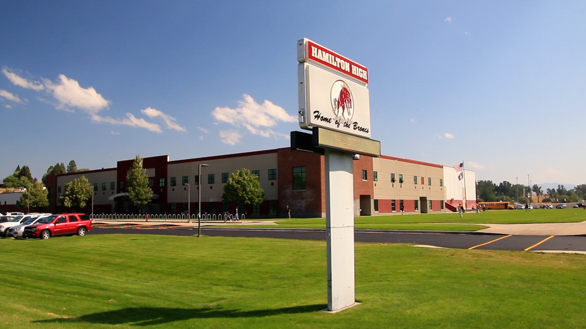Hamilton High School Sign