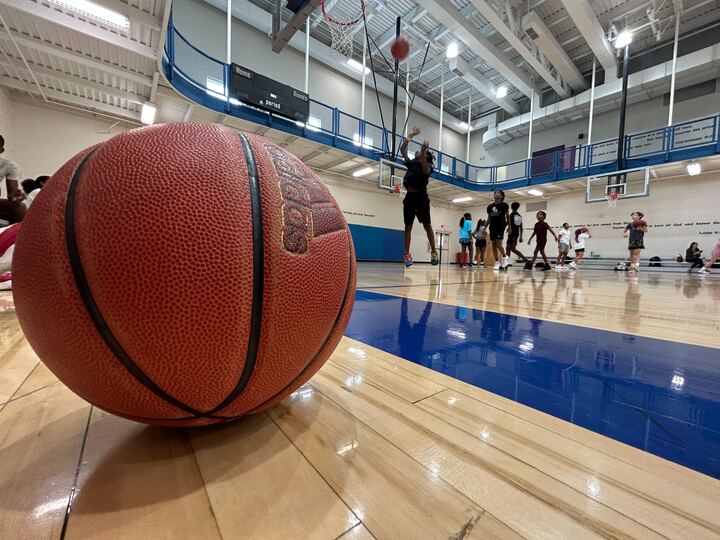 Marques Warrick basketball clinic 