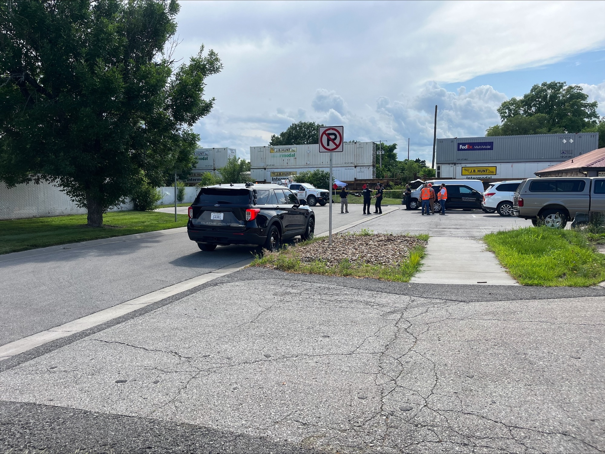Pedestrian struck, killed by train in Olathe
