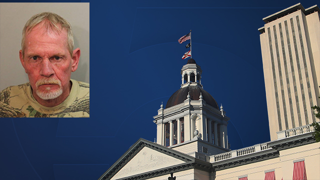 Mark Clark, Florida Capitol bomb threat arrest